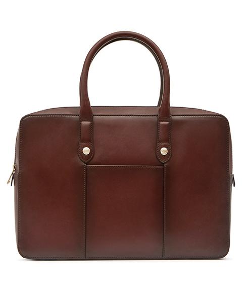 Reiss Louis Leather Briefcase