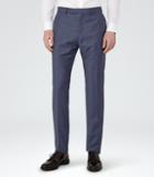 Reiss Harry T - Modern Fit Trousers In Blue, Mens, Size 30