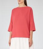 Reiss Bells - Womens Button-back Top In Red, Size 0