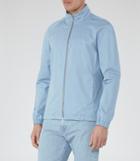 Reiss Froome - Mens Funnel Collar Jacket In Blue, Size Xs