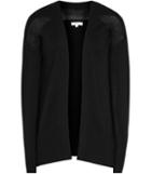 Reiss Dexie - Womens Sheer-detail Cardigan In Black, Size Xs