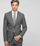Reiss Bronson B - Slim Wool Blazer In Grey, Mens, Size 36
