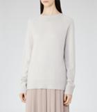 Reiss Brook - Womens Cashmere Jumper In Grey, Size S