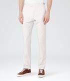 Reiss Jeremey T - Slim-fit Tailored Trousers In White, Mens, Size 28