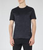 Reiss Dinnington - Contrast Panel T-shirt In Black, Mens, Size S