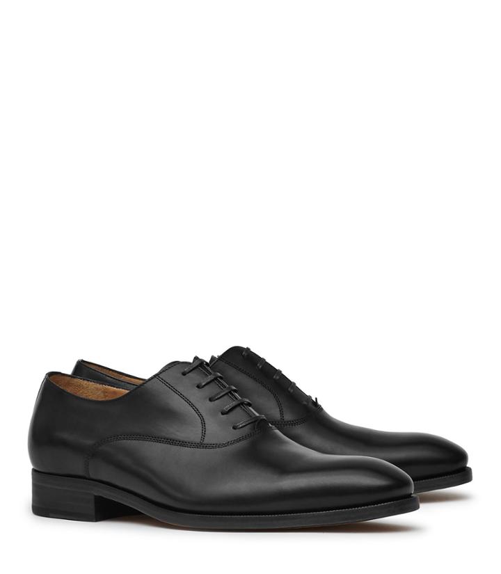 Reiss Cirion - Leather Dress Shoes In Black, Mens, Size 9