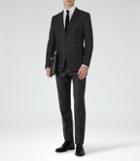 Reiss Cosmo - Mens Tonal Wool Suit In Grey, Size 36