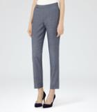 Reiss Russell Trouser - Womens Slim-leg Trousers In Blue, Size 4
