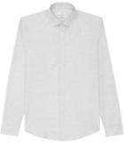Reiss Jose - Mens Slim Melange Shirt In Grey, Size Xs