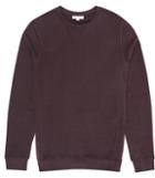 Reiss Fenton - Mens Brushed Cotton Sweatshirt In Purple, Size Xs