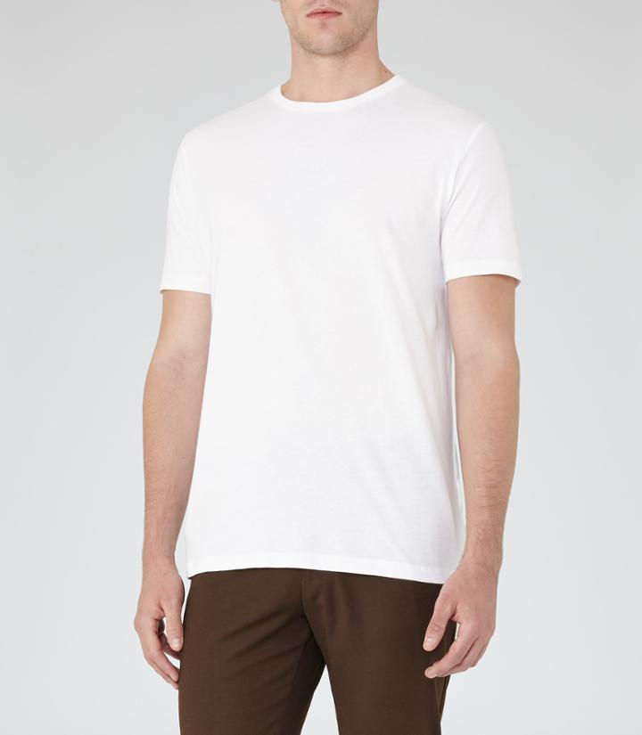 Reiss Bless - Crew Neck T-shirt In White, Mens, Size Xs
