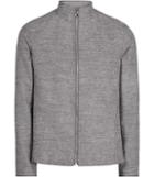 Reiss Ace - Mens Zip-front Jacket In Grey, Size L