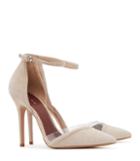 Reiss Gaia - Womens Suede And Vinyl Shoes In White, Size 4