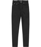 Reiss Helvin Coated - Womens High-rise Skinny Jeans In Black, Size 24