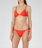 Reiss Phoenix T - Ribbed Bikini Top In Red, Womens, Size S