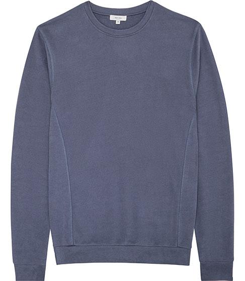 Reiss Fenton Brushed Cotton Sweatshirt