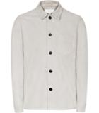 Reiss Rumour - Mens Suede Shirt In Grey, Size Xl