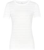 Reiss Molly - Womens Cut-away Stripe Top In White, Size Xs