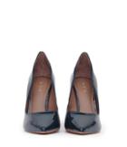 Reiss Ness - Womens Patent-leather Court Shoes In Green, Size 4