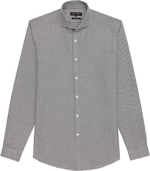 Reiss Haunter Contrast Weave Shirt
