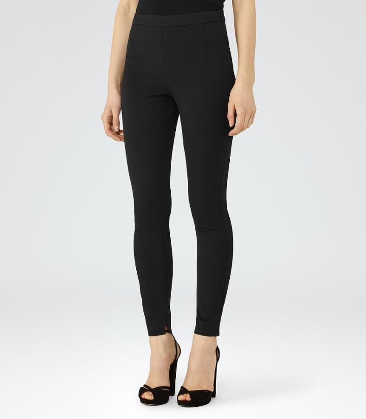 Reiss Tyne - Skinny Trousers In Black, Womens, Size 0