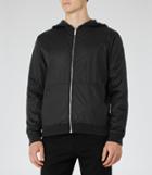 Reiss Ontario - Mens Reversible Wool-blend Bomber Jacket In Grey, Size S