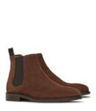 Reiss Tenor Suede - Suede Chelsea Boots In Brown, Mens, Size 9