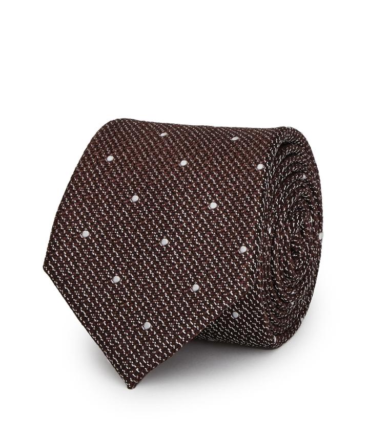 Reiss Kesher - Polka Dot Silk Tie In Red, Mens
