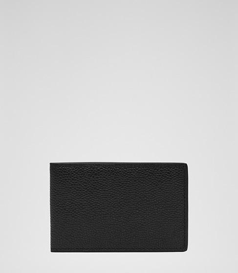 Reiss Leon Leather Fold Wallet