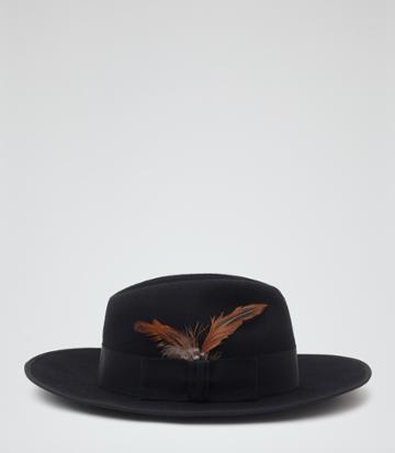 Reiss Salma - Womens Christys Fedora In Blue, Size M