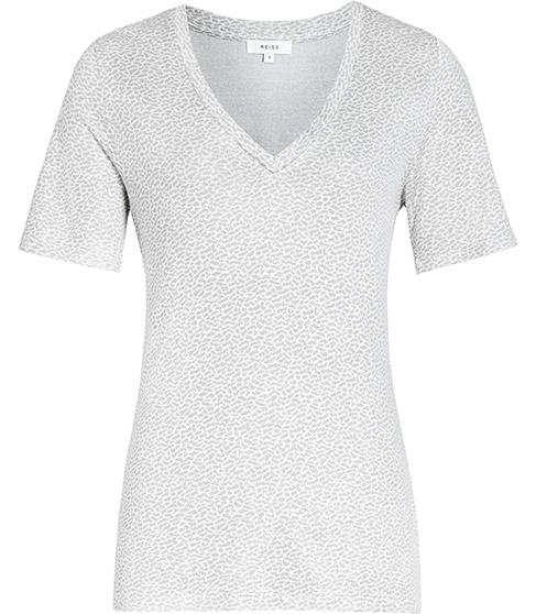 Reiss Zeta Animal-pattern T-shirt