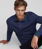 Reiss Mitchel - Jersey Polo Shirt In Blue, Mens, Size Xs