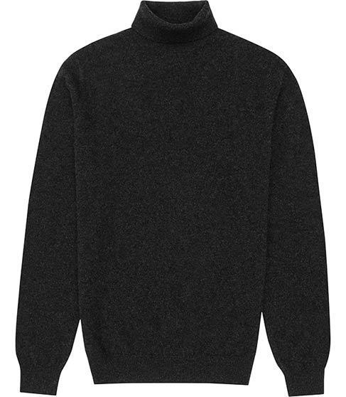 Reiss Swan Cashmere Roll Neck Jumper