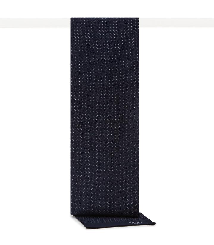 Reiss Bobby - Mens Polka Dot Dress Scarf In Blue