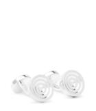 Reiss Spiral - Mens Spiral-detail Cufflinks In Brown, Size One Size