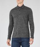 Reiss Motion - Mens Button Through Shirt In Grey, Size S