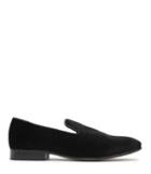 Reiss Eddie - Mens Velvet Slippers In Black, Size 8
