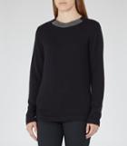 Reiss Esta - Womens Embellished Jumper In Blue, Size Xs
