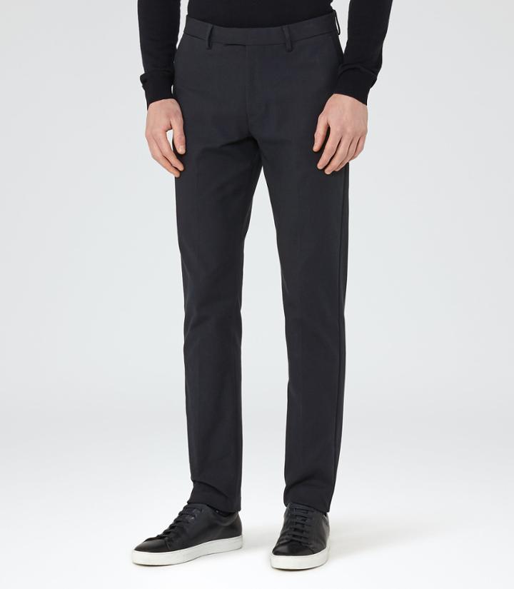 Reiss Westbury - Slim-fit Chinos In Blue, Mens, Size 28