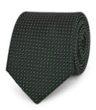 Reiss Liam - Mens Micro Dot Silk Tie In Green, Size One Size