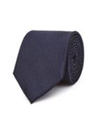 Reiss Ida - Silk Houndstooth Tie In Black, Mens