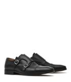 Reiss Finn - Double Monk Strap Shoes In Black, Mens, Size 11