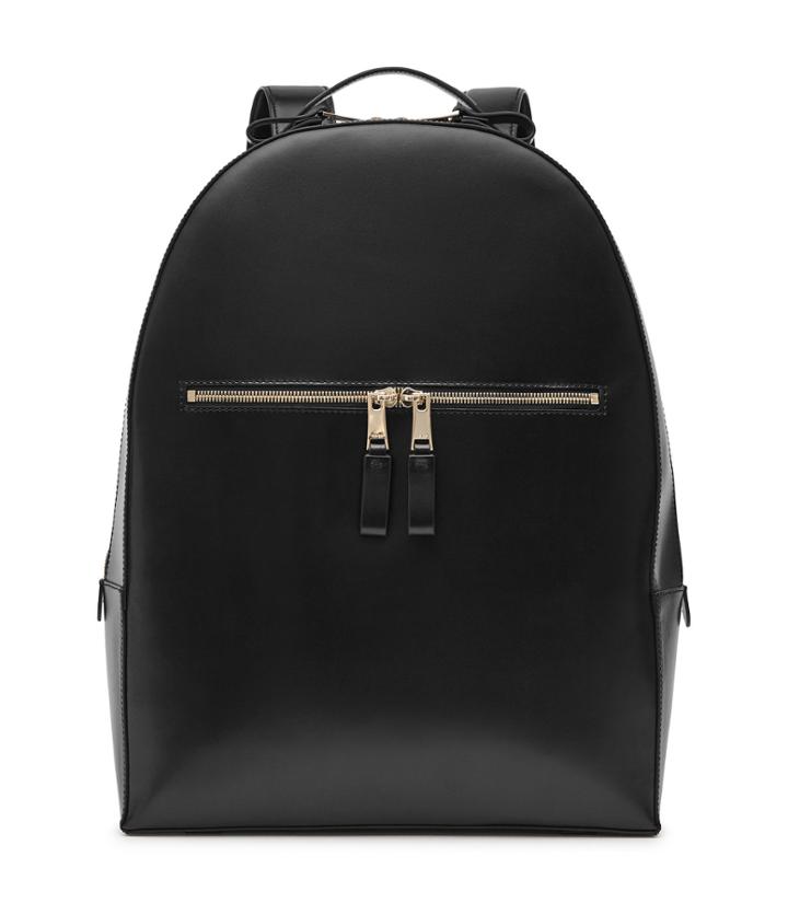 Reiss Lexington - Leather Backpack In Black, Mens