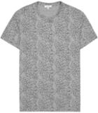 Reiss Drone - Mens Leaf Print T-shirt In Grey, Size Xs