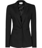 Reiss Dartmouth Jacket - Womens Textured Single-breasted Blazer In Black, Size 4