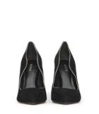 Reiss Ness - Womens Suede Court Shoes In Black, Size 4