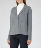 Reiss Thea - Womens Knitted Jacket In Green, Size S