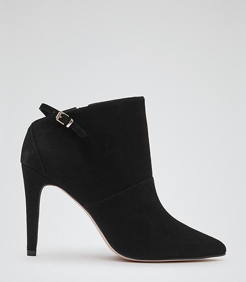 Reiss Arabesque Suede Point-toe Boots