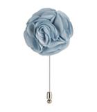 Reiss Piani - Flower Dress Pin In Blue, Mens