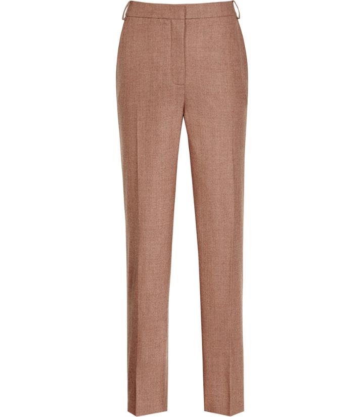 Reiss Hanako Trouser - Womens Slim-leg Trousers In Brown, Size 4